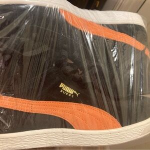 Puma Suede High Top Black and Orange